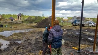 Заказать монтаж винтовых свай в Кондопога - цена под ключ с доставкой от 1879 шт