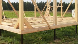 Сарай на винтовых сваях или хозблок на сваях Кондопога цена от 2557 руб. / шт.